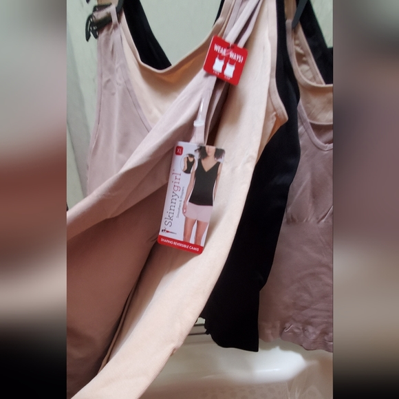 NWT SKINNYGIRL 3PK Shaping Reversible Camis;S, M, L & XL; Smooths & Shapes; $45 - Picture 10 of 14